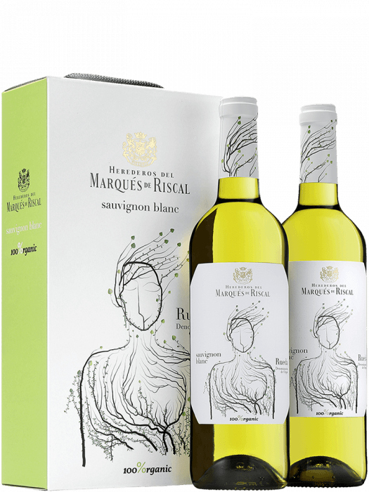 Marqués de Riscal, Rueda Sauvignon Blanc Organic 2-pack gift 1